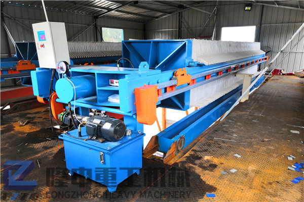 洗砂場污泥壓濾機設(shè)備處理量低的原因